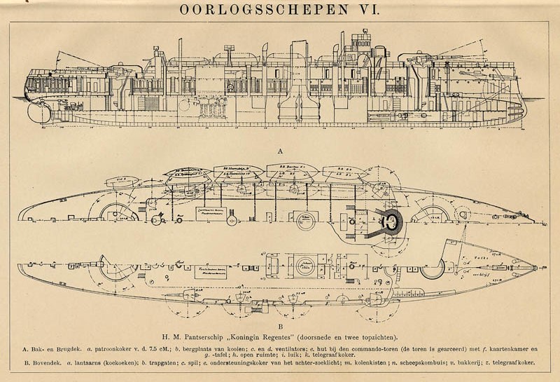 Oorlogsschepen VI by Winkler Prins