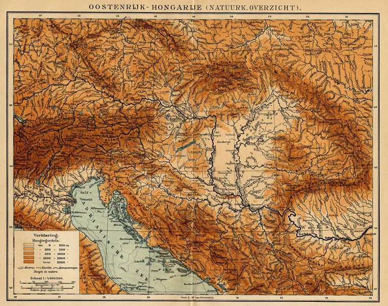 Oostenrijk Hongarije (Natuurk. Overzicht) by Winkler Prins
