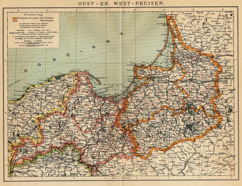 Oost- en West-Pruissen by Winkler Prins