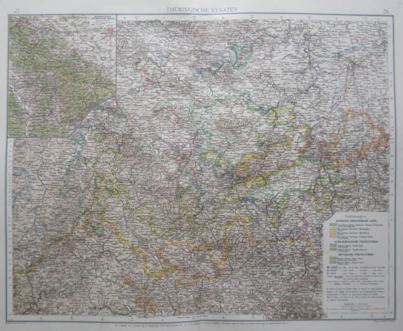 Thüringsche Staaten by F. Kromayer