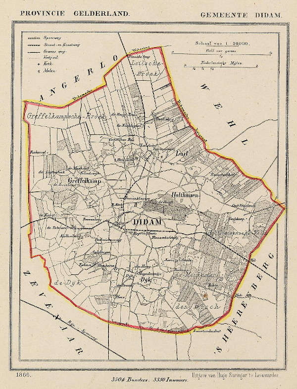 map communityplan Didam by Kuyper (Kuijper)