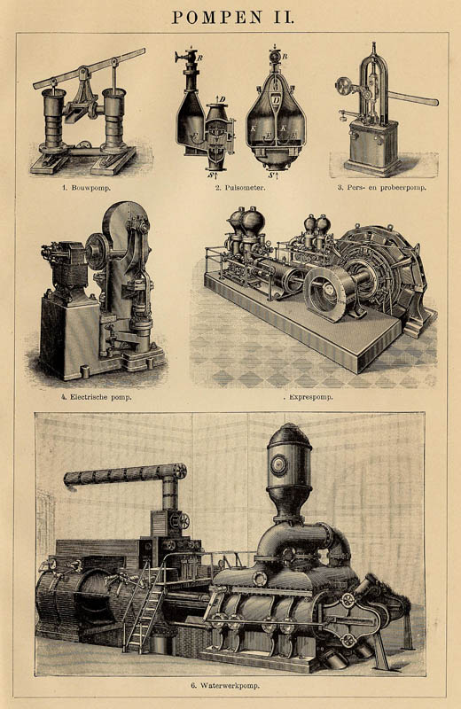 print Pompen II by Winkler Prins