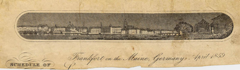 Frankfort on the Maine, Germany, April 1859 by nn