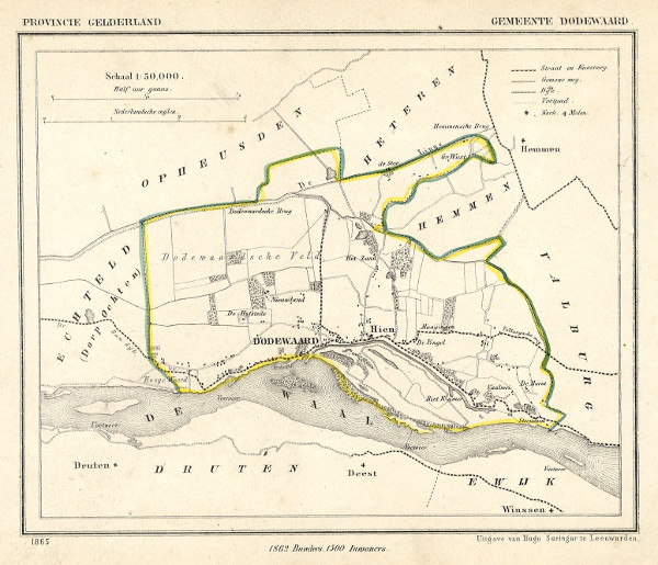 map communityplan Dodewaard by Kuyper (Kuijper)