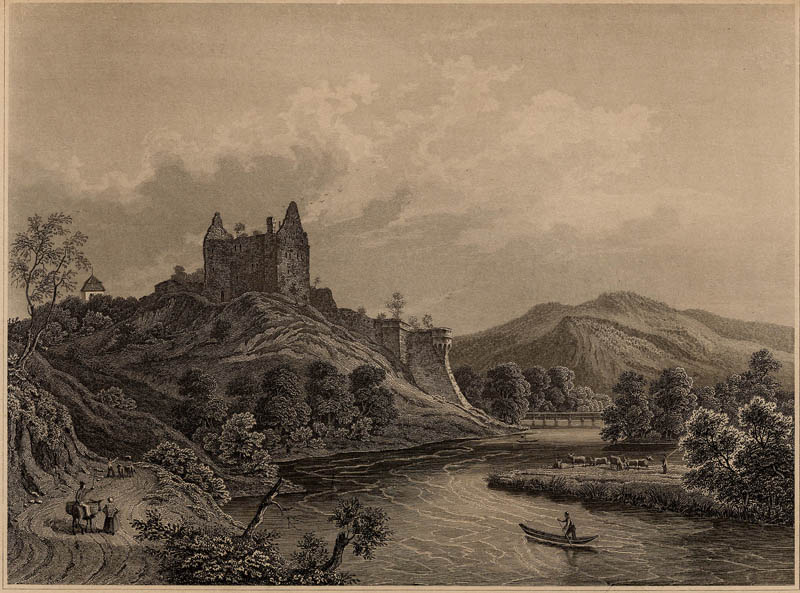 Burgheim bei Breisach by J. Umbach naar R. Höfle