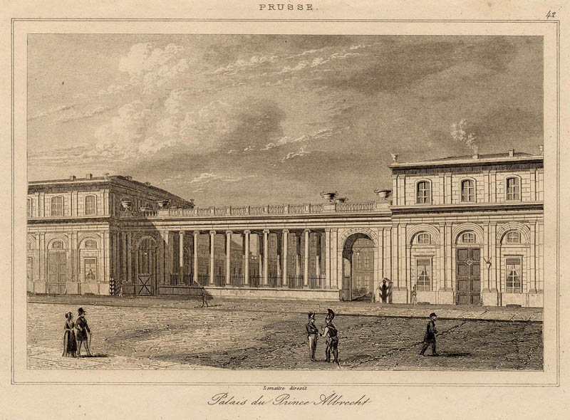 Prusse. Palais du Prince Albrecht by Lemaitre