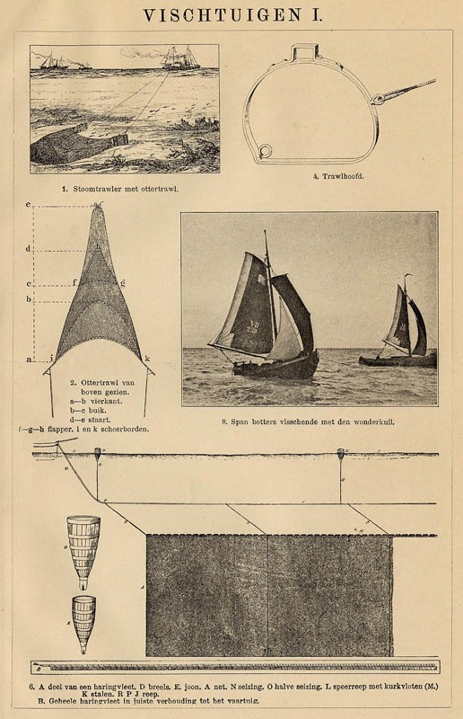 print Vischtuigen I by Winkler Prins