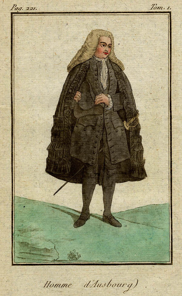 print Homme d´Ausbourg by Félix Mixelle