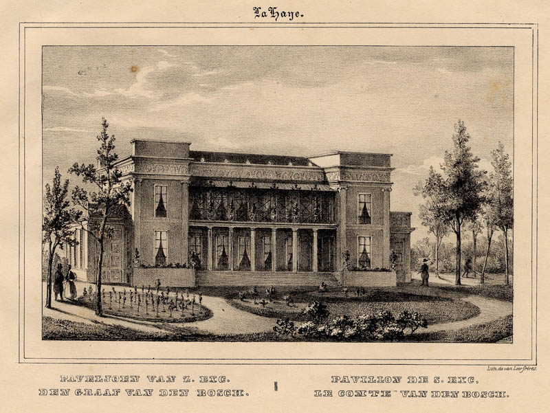 Paveljoen van Z.Exc. den Graaf van den Bosch by Gebr. van Lier