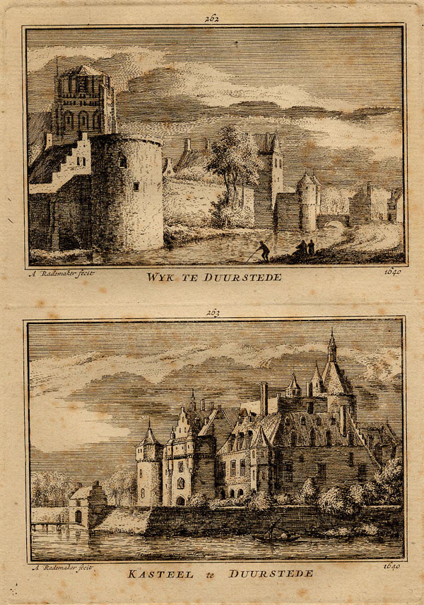 view Wyk te Duurstede, Kasteel te Duurstede, 1640 by Abraham Rademaker