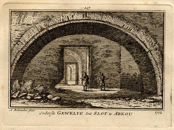 view Onderste gewelve int slot te Abkou, 1702 by Abraham Rademaker