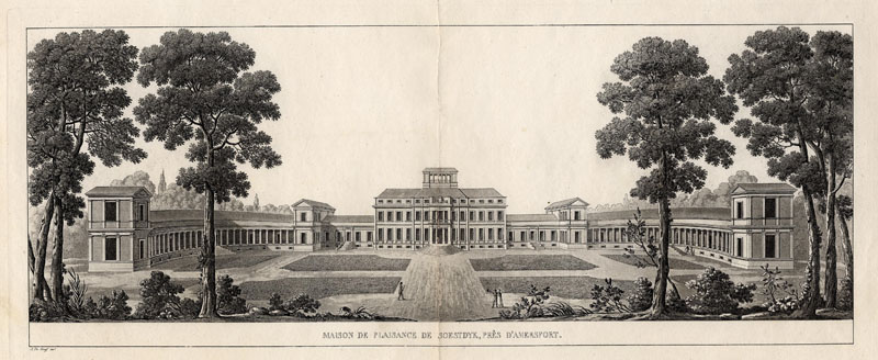 Maison de plaisance de Soestdyk, pres d´Amersfoort by nn naar P.J. Goetghebuer