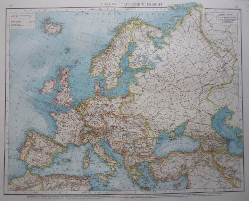 Europa, Politische übersicht by Richard Andree