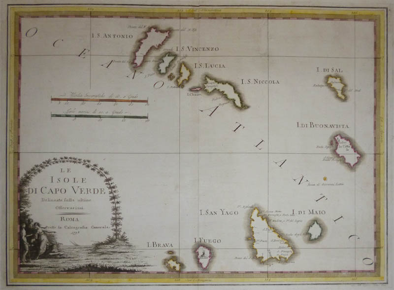 Le Isole Di Capo Verde by Cassini, Gio. Ma. (Giovanni Maria)