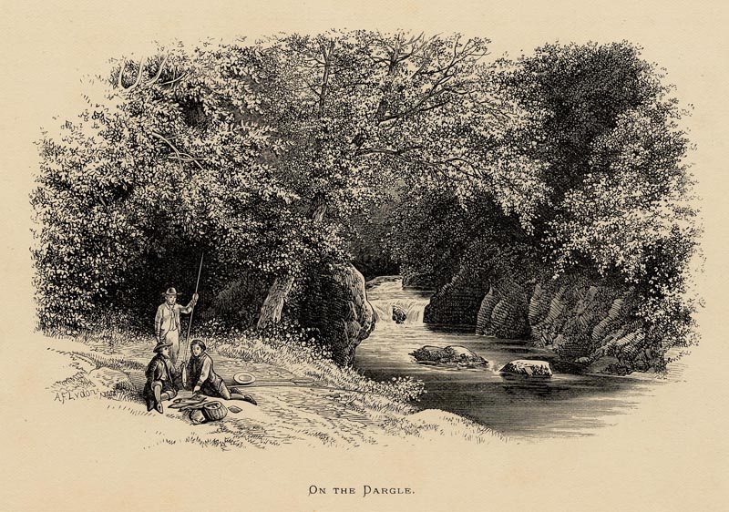 On the Dargle by Benjamin Fawcett, naar A.F. Lydon