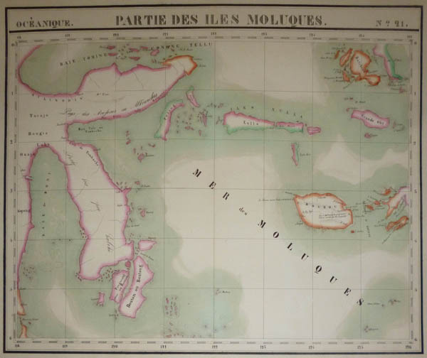 map Partie des iles Moluques by Philippe Vandermaelen