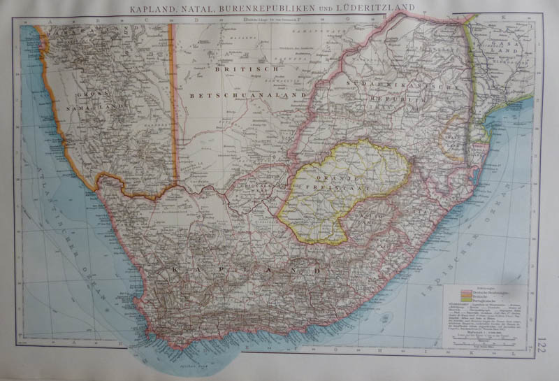 Kapland, Natal, Burenrepubliken und Lüderitzland by Richard Andree