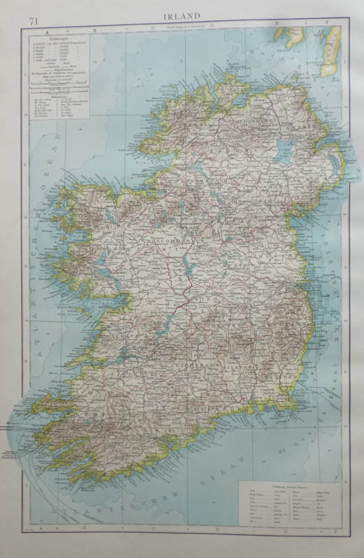 map Irland by Richard Andree