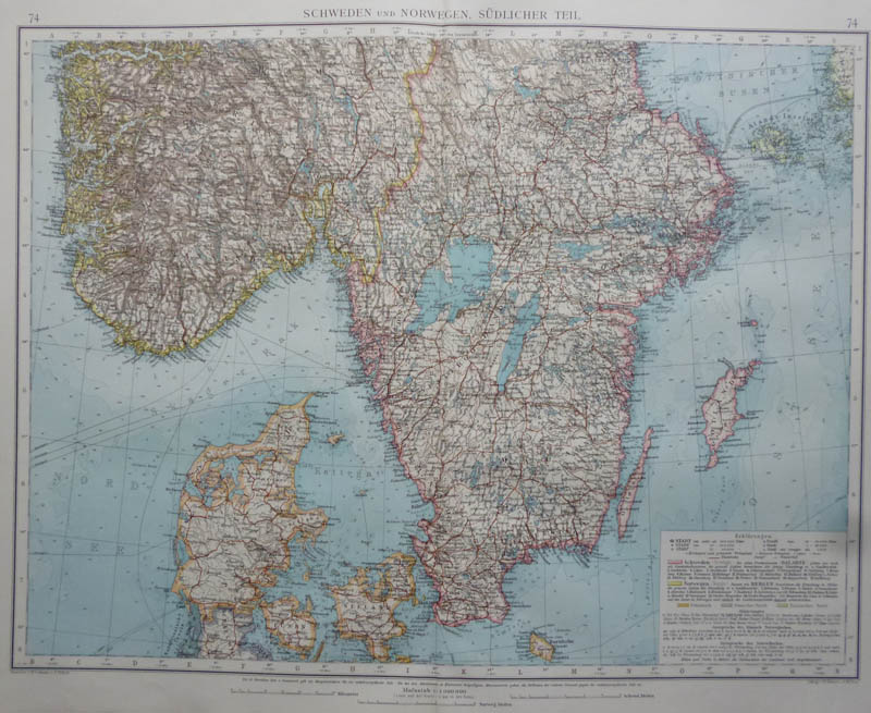 Schweden un Norwegen Südliche teil by Richard Andree