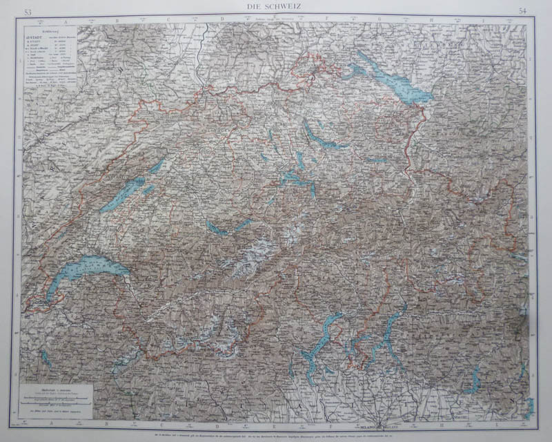 Die Schweiz by Richard Andree