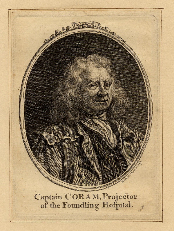 print Captain Coram, Projector of the Foundling Hospital by A. Bannerman