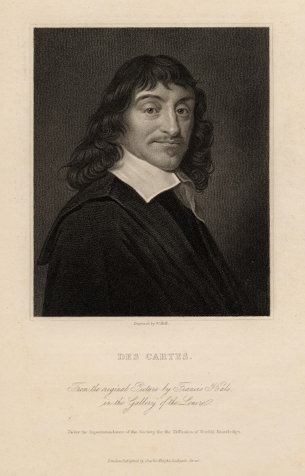 print Des Cartes. From the original picture by Francis Hals in the Gallery of the Louvre. by W. Holl