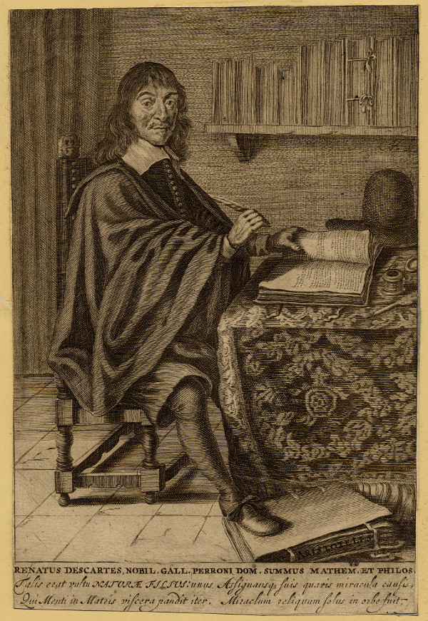 print Renatus Descartes, nobil. gall. perroni dom. summus mathem. et philos. by nn