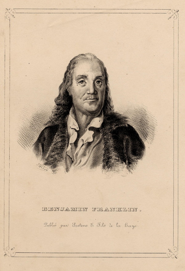 print Benjamin Franklin by nn