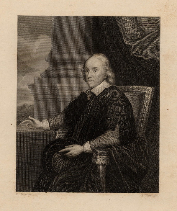 print William Harvey by J. Thomson, naar Cornelius Jansen