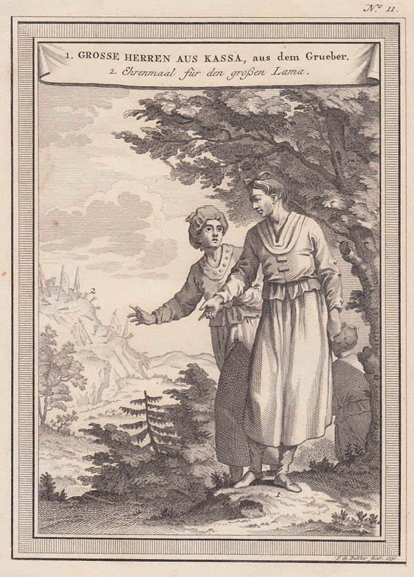 print Grosse Herren Aus Kassa, aus dem Grueber by F. de Bakker