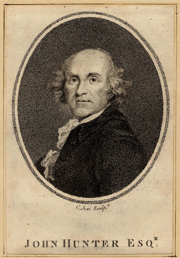 print John Hunter Esq. by C. Josi, naar W. Sharpe, naar J. Reynolds