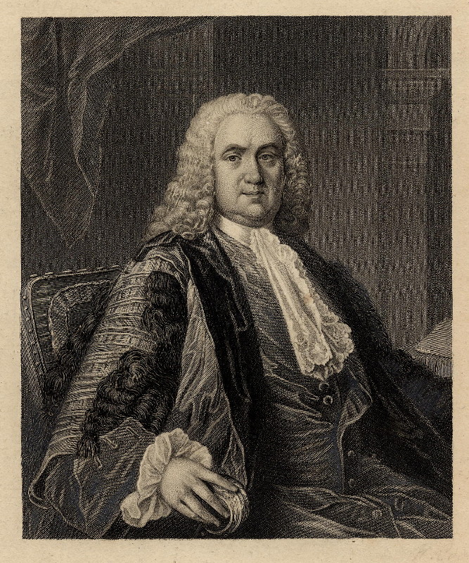 Dr. Richard Mead by H. Cook, naar Allan Ramsey