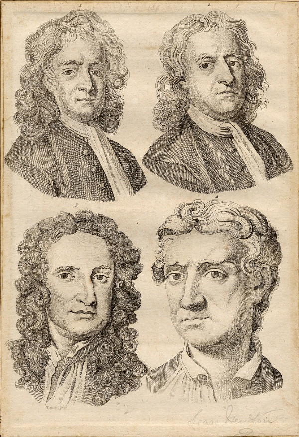print Isaac Newton by nn