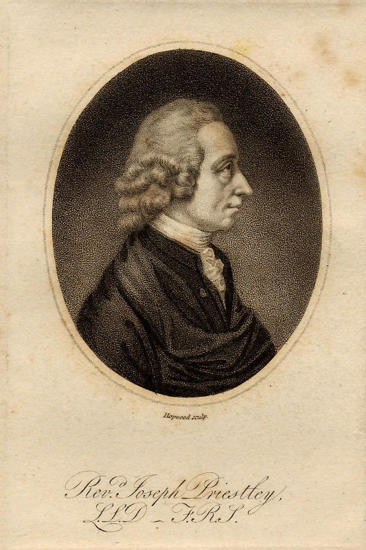 print Rev. Joseph Priestley by James Hopwood
