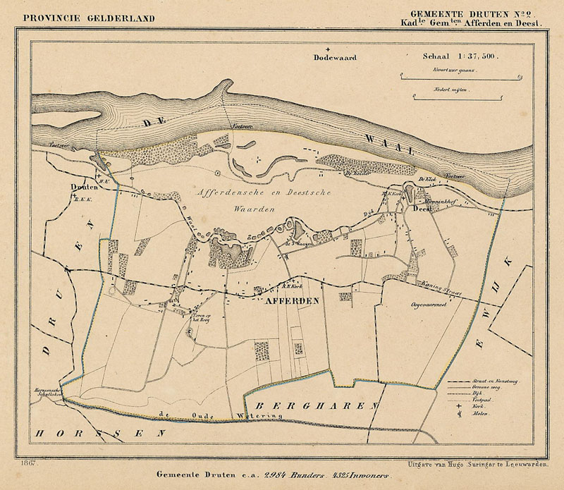 Druten (Kad gem Afferden en Deest) by Kuyper (Kuijper)