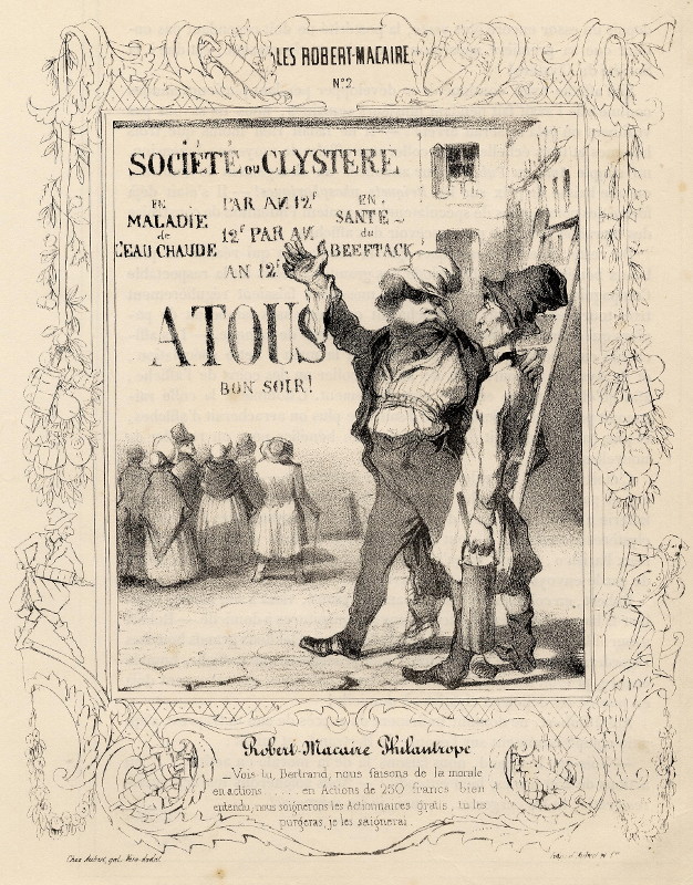 Robert Macaire - Philantrope by Honoré Daumier