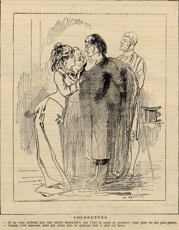 print Cocodettes by A. Grévin