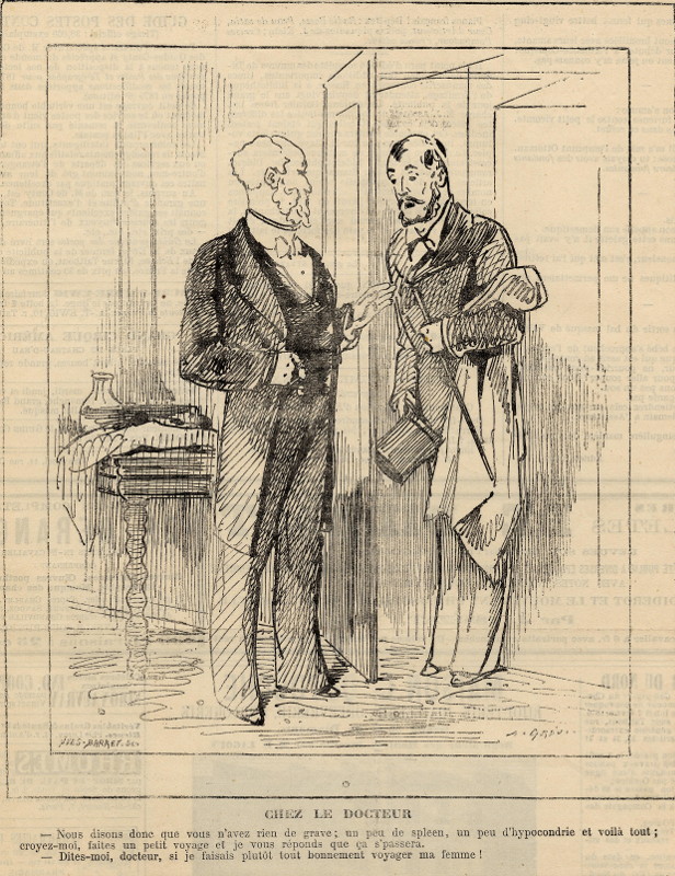 Chez le docteur by A. Grévin