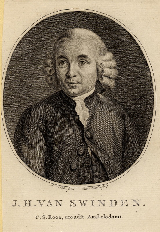 print J.H. van Swinden  by R. Vinkeles naar A de Lelie 