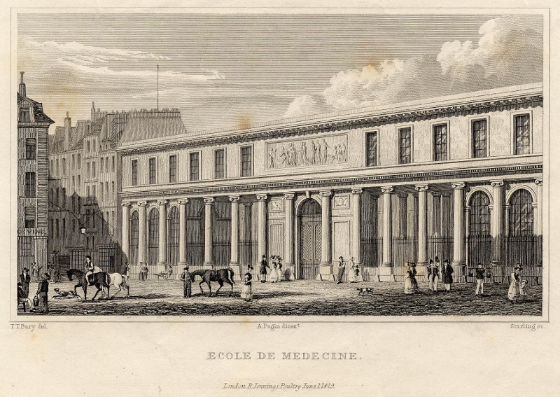 Ecole de Medecine by Starling, naar T.T. Bury