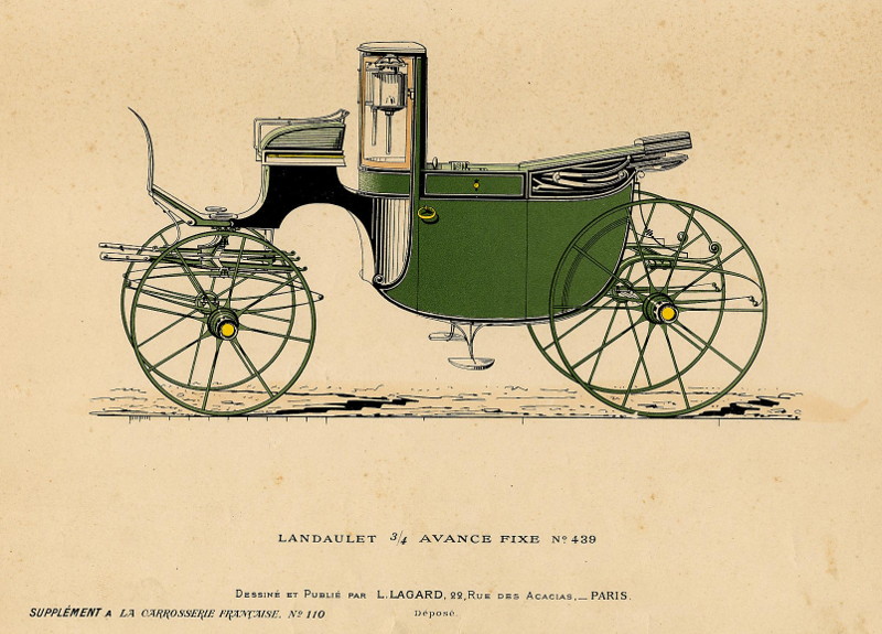 Landaulet 3/4 avance fixe no. 439 by nn