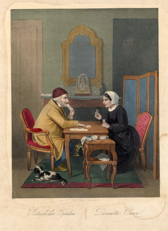 print Häuslicher Frieden, Domestic Peace by nn