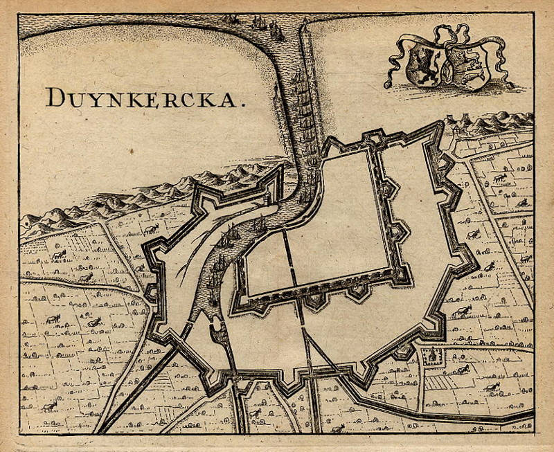 Duynkercka by Joan Blaeu