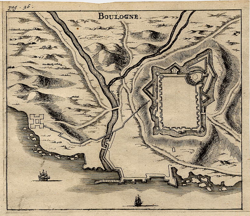 Boulogne by Jacob van Meurs