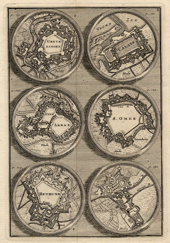 plan Grevelingen, Calais, Arras, St. Omer, Bethune, Bouchain by nn