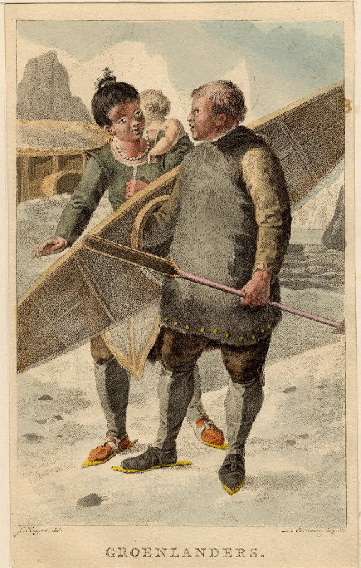 print Groenlanders by L. Portman, naar J. Kuyper