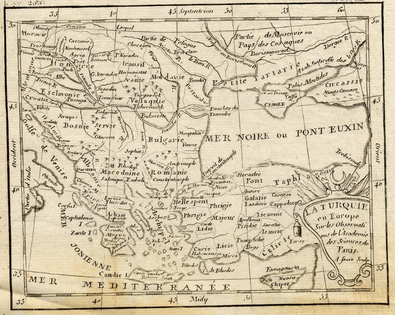 La Turquie en Europe sur les observations de l´Academie des Sciences de Paris by A. Faure