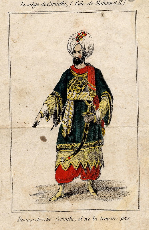 print Le sige de Corinthe (Rle de Mahomet  II), Demain cherche Corinthe, et ne le trouve pas by nn, naar Maleuvre