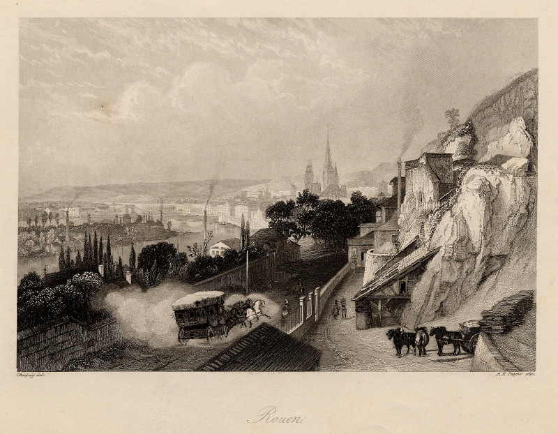 Rouen by A.H. Payne, naar Chapuy