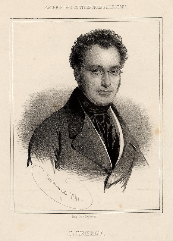 print J. Lebeau by C. Baugniet